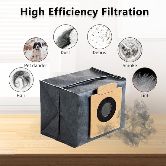 Für Das 19 Teilige Eufy X10 Pro Omnidirektionale Staubsauger Zubehörset, Bestehend Aus 1 Hauptbürste, 6 Seitenbürsten, 4 Wischpads, 4 Staubbeutel