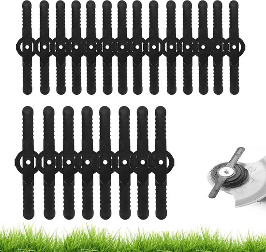 60 Ersatzklingen 5 Mm Trimmer Zubehör Für Elektrische Rasenmähermesser Kompatibel Mit Verschiedenen Akku Rasentrimmern Rasentrimmer Für Terrasse
