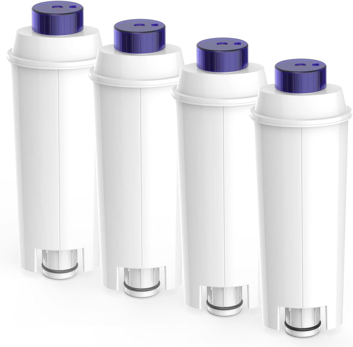 4-teiliger Filter Passend Für Delonghi Magnifica S - Dinamica Ecam - Etam, Ec, Bc Serie, Entkalker Passend Für Delonghi, Filterpatrone Dlsc002