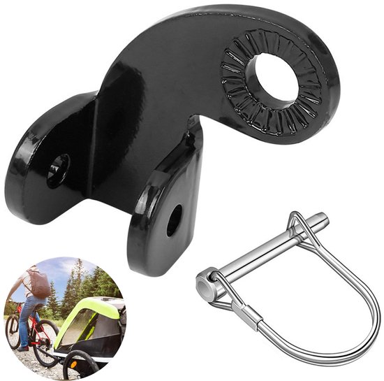 Fahrradanhänger Zugstange Lead Aid Fahrradanhängerzubehör Stahlhaken 12,2 Mm Stecker Kompatibel Mit Burley Bee, Honey Bee Und Älteren Kupplungsmo