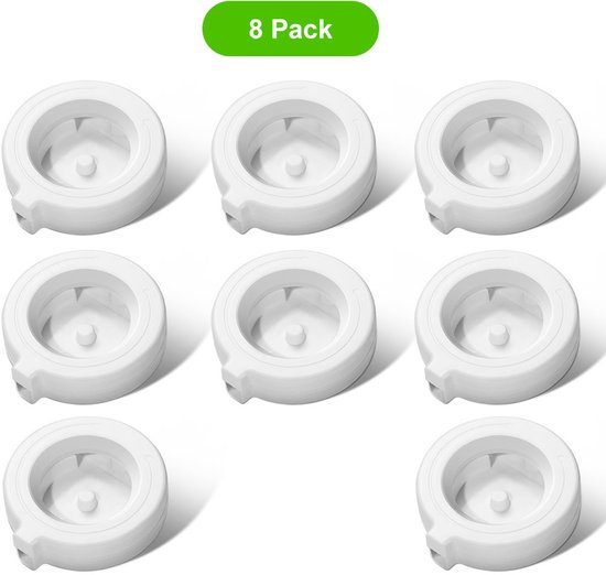 Für 8er Pack Ersatzfilter Für 3,6 L/4,6 L/6 L/8 L Schwerkraft Wasserspender Für Haustiere, Yoihabv Hunde Wasserfilter Ersatz, Dreifachfiltrations