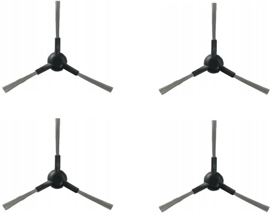 4 X Seitenbürsten Kompatibel Mit Dreame X30 Ultra/l10s Pro Ultra Heat/l10s Ultra Gen 2/mova S10/e30 Ultra Hochwertiger Ersatz