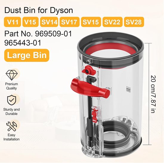 Bodenabdeckung Für Den Zyklon Staubbehälter Passend Für Dyson V11 Und V15 Staubsauger, Reparaturzubehör