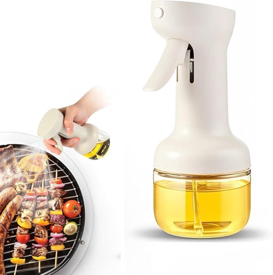 Olivenölsprüher Olivenölsprüher Aus Glas 280 Ml Kontinuierlicher Sprühnebel Mit Dosierkontrolle Zum Kochen, Für Die Küche, Heißluftfritteuse, Sal