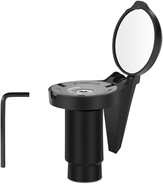 Rückspiegel E Bike Spiegel Fahrrad Rückspiegel Konvexspiegel Mini Rückspiegel 360° Drehung Wasserdicht Hochauflösend Acrylspiegel Für Gerade Und