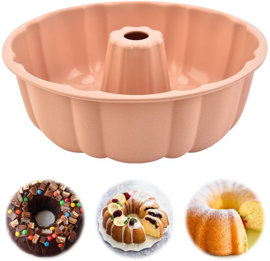 Dailygoods Gugelhupfform 24 Cm Silikon Backform Antihaftbeschichtung Spülmaschinenfest Geruchsneutral Und Sicher Kuchenform