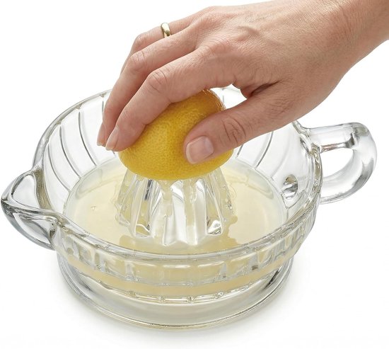 Küchen Zitruspresse Mit Griff Und Ausguss, Aus Robustem Glas, Zum Entsaften, Kochen Und Zubereiten Von Cocktails.
