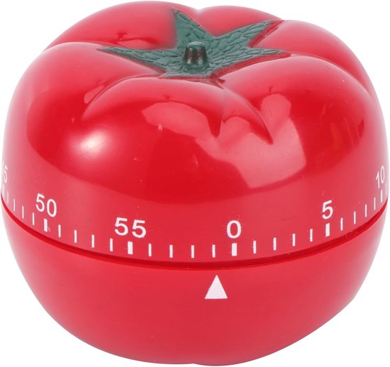 Mechanischer Küchentimer Mit 60 Minuten Laufzeit Aus Tomatenrotem Kunststoff Drehbarer Timer Für Den Hausgebrauch Mit Koch Und Erinnerungsfunktio
