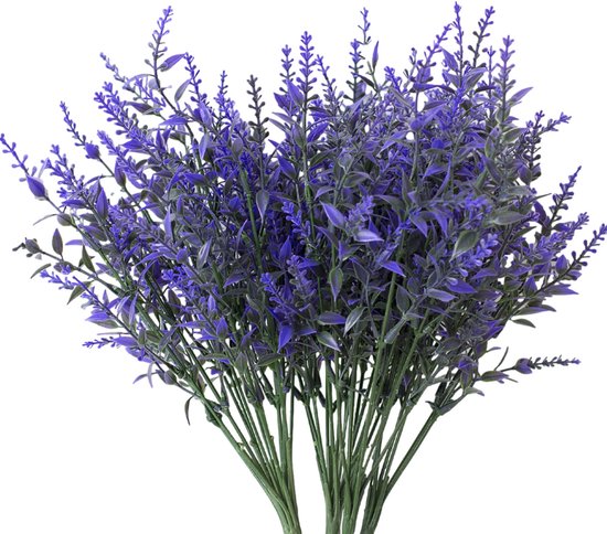 Künstlicher Lavendel 20 Bündel Uv Beständig Für Drinnen Und Draußen