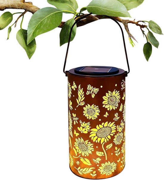 Wasserdichte Solarlaternen, Hohle Gartenbeleuchtung, Robuste Außendekoration, Stilvolle Terrassendekoration, Elegantes Balkonaccessoire Mit Wette