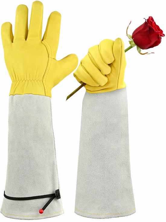Rosenhandschuhe Lange Gartenhandschuhe Dornenresistente Handschuhe Größe M