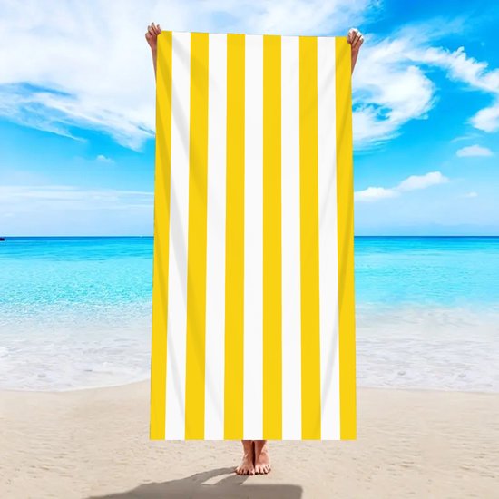 1 Stück Mikrofaser Strandtuch Schnelltrocknend Und Sandabweisend Strandtuch 150 X 75 Cm Kompakt Und Leicht Poolhandtuch Weiß Und Blau Gemüse