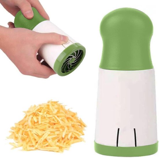 Gewürzmühle Edelstahlklinge Gemüseschneider Gemüsehacker Für Knoblauch, Koriander, Petersilie Und Gewürze Küchenzubehör Grün, Weiß