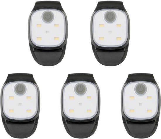 5 Teiliges Clip On Arbeitsleuchten Set 5 Led Clip On Arbeitsleuchten Tragbare, Per Usb Aufladbare Lampe Lange Akkulaufzeit Freihändige Taschenlam