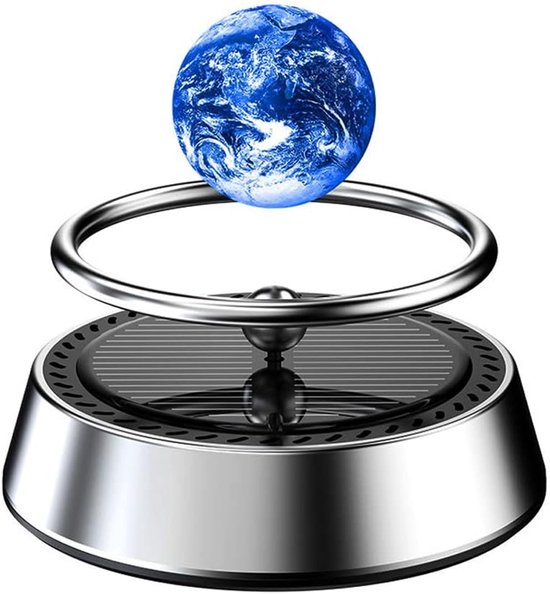 Auto Lufterfrischer Mit Solarenergie Rotierende Aromatherapie Schwebender Planet