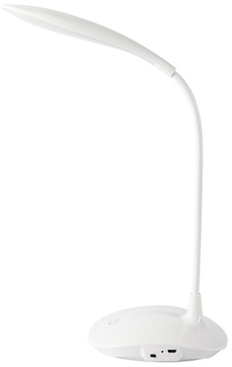 Led-schreibtischlampe – 360° Flexible Schreibtischlampe – Wiederaufladbare Kleine Led-schreibtischlampe – Dimmbar – 3 Helligkeitsstufen – Usb-aufladbar – Geeignet Zum Lernen Und Für Büroarbeiten