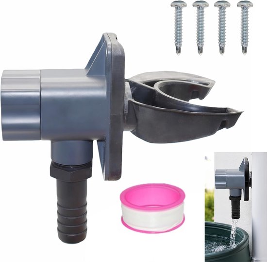 Regenwassersammler, Regenwassersammler Für Fallrohre 70 110 Mm, Fallrohr, Regensammler, Regentonnen Anschlussset Für Dächer Bis 80 M², Dachrinnen