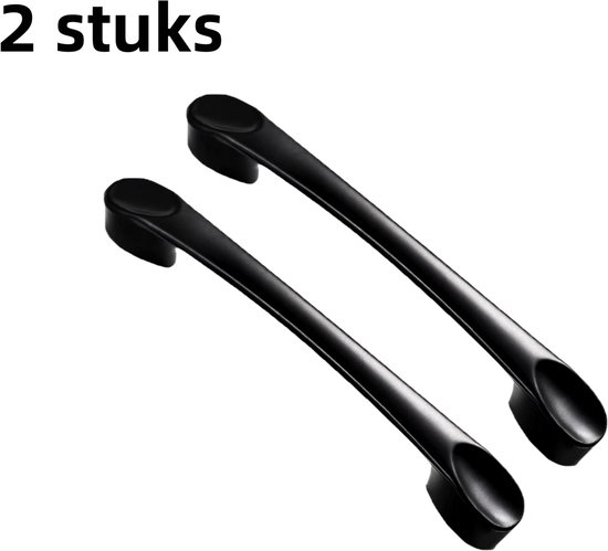 2er Pack Massive Möbel Mit Einzellochbefestigung 128 Mm Lochabstand Schubladengriff Zubehör Schwarz
