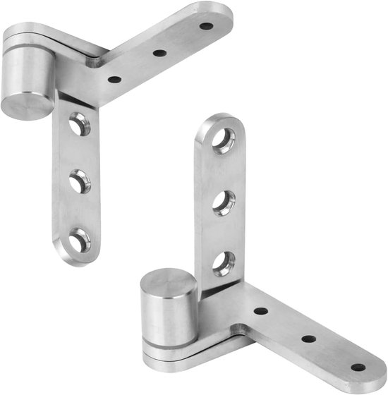 Innentürscharniere 2 Stück 270° Tragkraft 60 Kg Edelstahl Türscharniere Gartentürscharniere Silber Schrauben Nicht Enthalten Für Handläufe Und Ho