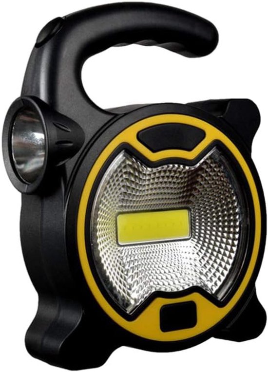 Handscheinwerfer Ultrahelle Cob Led Arbeitsleuchte Leicht Und Kabellos Für Camping Und Notfälle Gelb