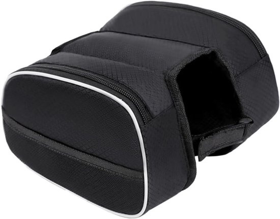 Fahrradtasche Einzelfahrradtasche Rahmentasche Lenkertasche Für Radurlaub, Pendeln Und Tagesausflüge Schwarz