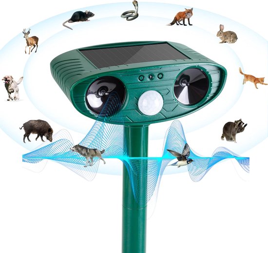 Solarbetriebener Katzenvertreiber Für Den Garten Ultraschall Mardervertreiber Mit 8 M Reichweite Tiervertreiber Mit Bewegungssensor Wirksam Gegen