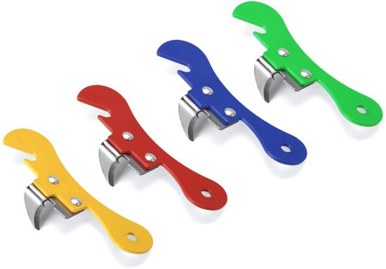 4 Teiliges Manuelles Dosenöffner Set Aus Edelstahl, Rostbeständig Und Langlebig, Für Zuhause, Picknicks Und Andere Zwecke.