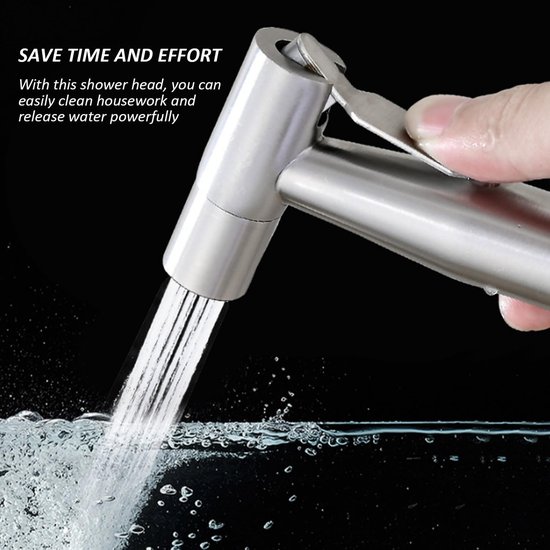 Handbrausekopf, Edelstahl Duschkopf, Wc Bidet Sprühkopf, Handbrause, Silber