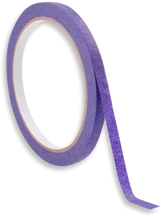 Leicht Abreißbares, Violettes Abdeckband Für Modellbau, Kreative Projekte Und Autorestaurierung Hinterlässt Keine Rückstände.