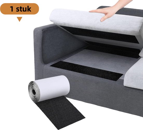 1 Stück Antirutschaufkleber Für Sofakissen Nagelfrei Sicher Hinterlässt Keine Rückstände Unsichtbar 10 Cm × 2 M Schwarz