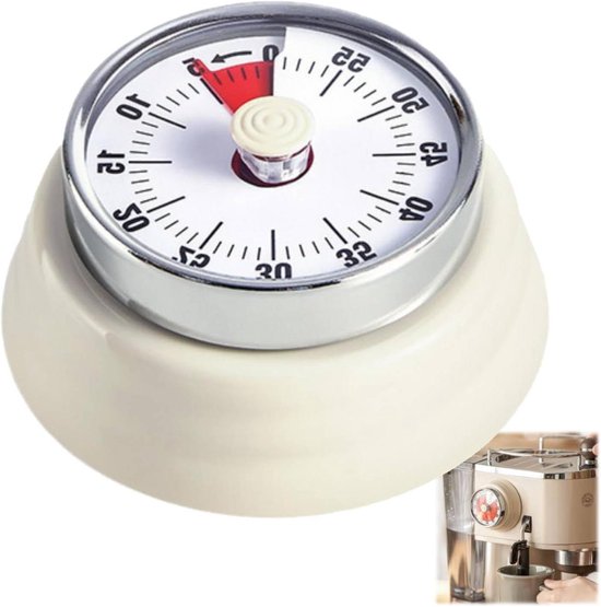 Visueller Countdown Timer Mit Magnetfuß Für Kinder Und Zum Kochen Mechanischer Eierwecker Manueller 60 Minuten Countdown Zum Lernen Und Arbeiten