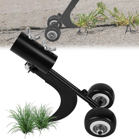 Manueller Unkrautentferner Mit Rädern Für Den Garten, Ergonomischer Unkrauthaken Für Fliesen, Einfahrt Und Terrasse, Für Risse Und Spalten