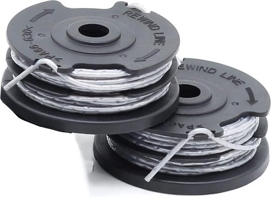 3 Spulen Draht Für Rasentrimmer F016800351 (länge: 4 M, Ø 1,60 Mm) Art 24, 27, 30 Und Art 30 36 Li