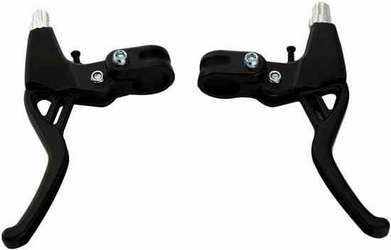 1 Paar Universelle Aluminium Fahrradbremshebel Für Mountainbikes Mit Einem Durchmesser Von 22 Mm (schwarz)