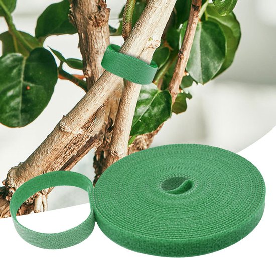 25 M Pflanzenbinder Selbstklebender Klettverschluss 10 Mm Pflanzenbinder Wetterfest Befestigungsmaterial Für Pflanzenbinder Wiederverschließbar K