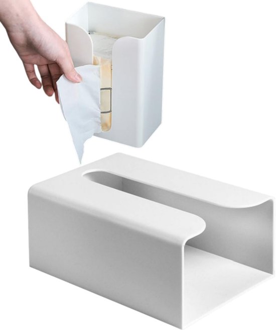 1 Stück Wand Toilettenpapierhalter Selbstklebend, Nagelfrei, Platzsparend Wasserdichter Halter Für Toilettenpapier Und Küchenservietten 19,3 X 13