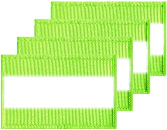 Stück Reflektierende Aufkleber Stoffflicken Für Mehr Sicherheit Und Sichtbarkeit Grün 8 X 5 Cm
