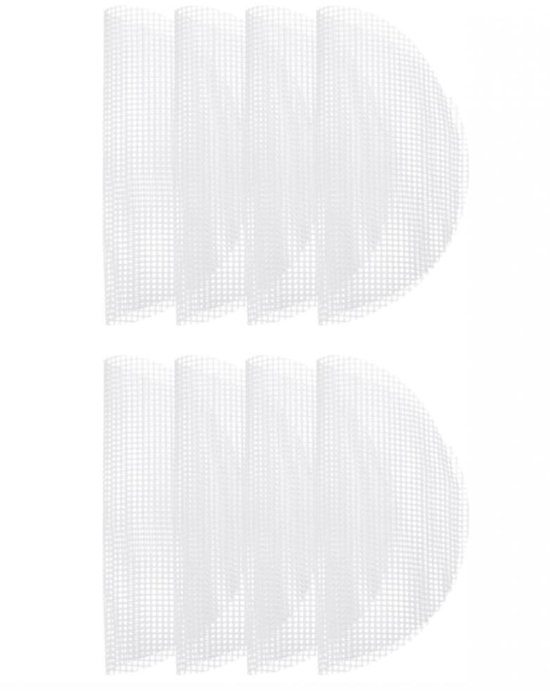 Silikon Dampfgarmatte 8 Teilig Backmatten Wiederverwendbar Antihaftbeschichtet Dampfgarpapier Zum Backen Von Kuchen Und Gebäck Für Teigtaschen, F