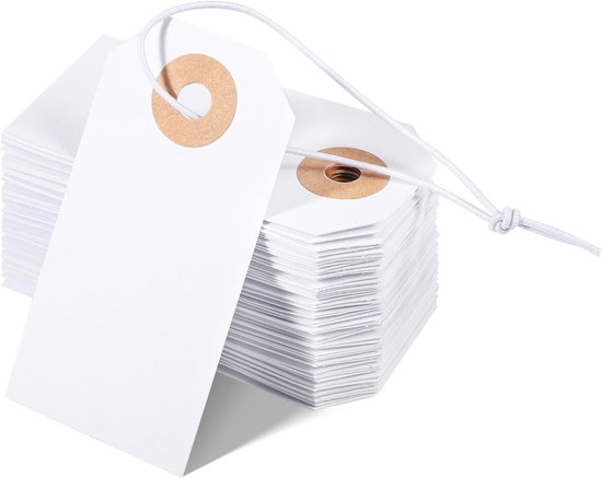 Anhänger 100 Stück Multifunktionale Etiketten Papier Beschreibbar Geschenkanhänger Karten Dankeskarten Für Geschenkgutscheine, Selbstgemachte Dan