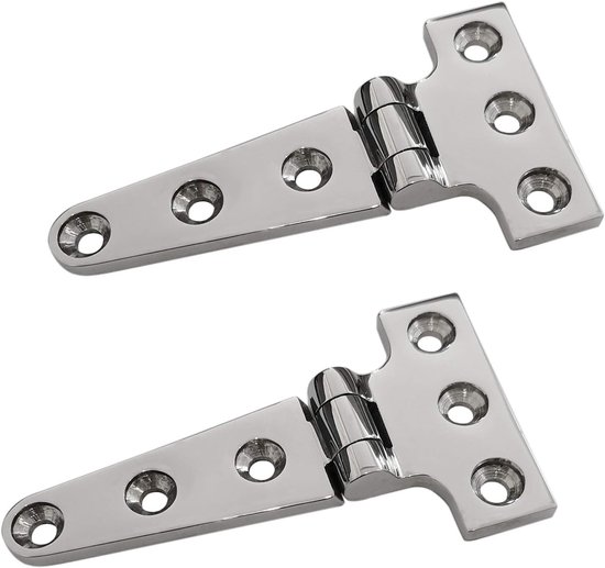 Für Ein Paar Robuste T Scharniere Aus Edelstahl 316 In Marinequalität, 4" (l) 2" (b) Gussbandscharniere