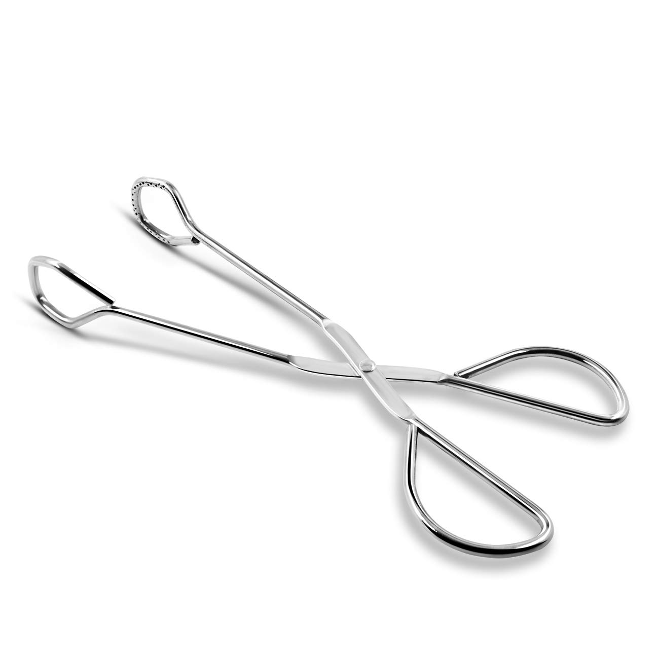 Robuste 23 Cm Lange Küchenzange Aus Edelstahl – Komfortabler, Ergonomischer Griff, Scherenform, Hitzebeständig Zum Grillen Und Kochen