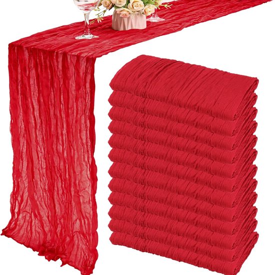 Küchentisch (300 X 90 Cm) Im Bohème Stil Aus Netzgewebe, Für Hochzeiten, Geburtstage, Junggesellinnenabschiede Und Bankettdekorationen Leuchtend