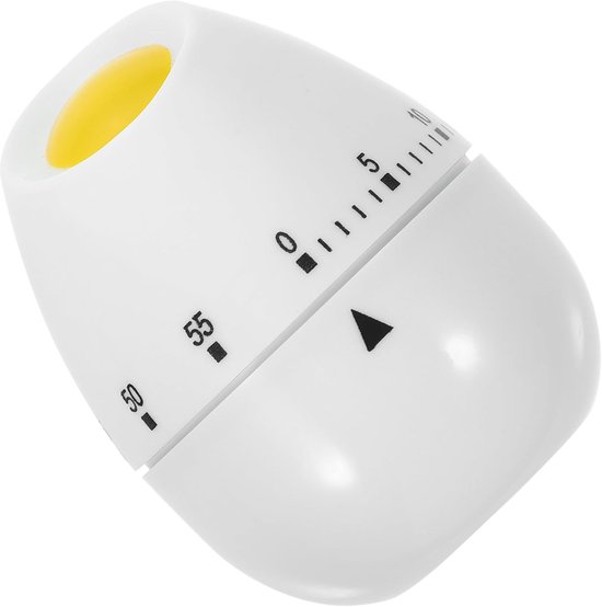 Eier Küchenuhr Küchenuhr Mechanische Küchenuhr Küchenuhr Für Den Unterricht Benutzerfreundliche Kocherinnerung Weiß 6 × 6 × 8 Cm Abs