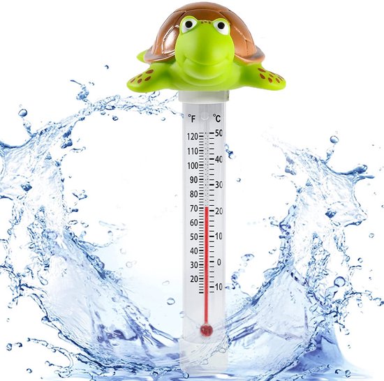 Schwimmendes Poolthermometer Mit Großem Display Präziser Wassermesser Für Pool, Spa Und Aquarium (schildkröte)