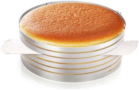 Dailygoods Verstellbarer Tortenausstecher Tortenausstecher 16 20 Cm Edelstahl Zum Dekorieren Sicher Und Langlebig Leicht Zu Reinigen Kuchenform