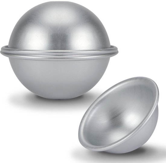 Fdit 8 Cm Aluminium Halbkugel Kuchenform 4 Stück Für Perfekte Kuchenkreationen