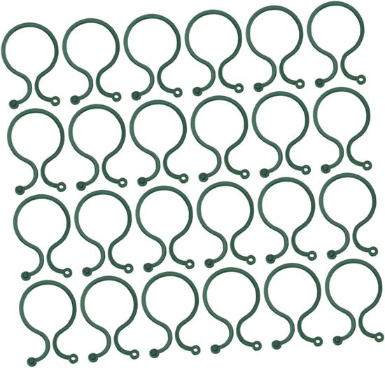 Pflanzenclips Gartenklammern Pflanzenstützen Sicherer Halt 100 Stück Grün