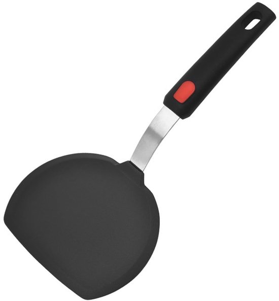 Dailygoods Pfannkuchenspatel, Hitzebeständig Bis 315 °c Silikon Ergonomischer Griff Antihaftbeschichtung Bpa Frei Maße 27,5 X 13 Cm Küchenspatel