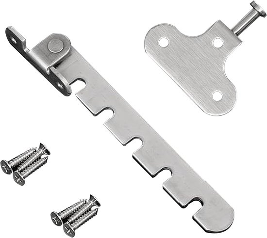 Fensterbegrenzer Fensterstangenklemme Lüftungsregulierung Edelstahl 20 X 10 X 4 Cm Weiß