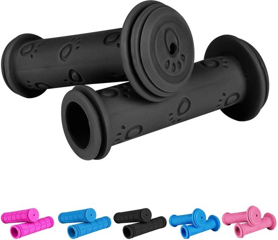 Brenzoos Fahrradlenker Kinderfahrradzubehör Stoßdämpfend Schwarz Rutschfester Lenker Für Roller Und Laufräder ..